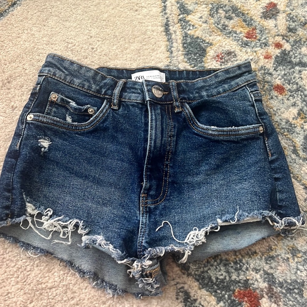 Zara denim shorts